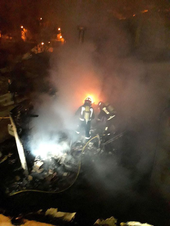 Arde una vivienda unifamiliar en Valverde de Júcar tras explotar la caldera de calefacción