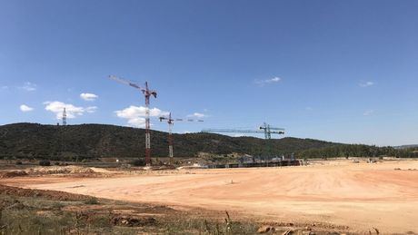 Más de cien personas trabajan ya en las obras del nuevo Hospital Universitario de Cuenca