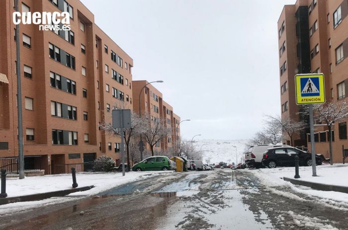 Normalidad en la capital tras el temporal de nieve