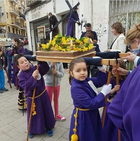 La cantera nazarena conquense vuelve a escena en la procesión infantil de Casablanca
