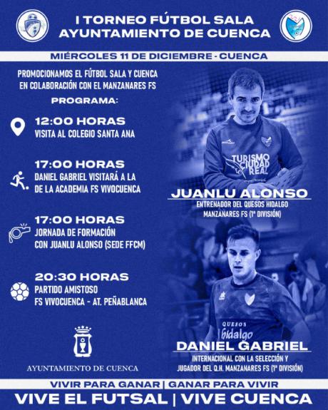El Fútbol Sala VivoCuenca organiza una jornada de promoción deportiva y cultural
