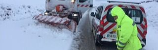 13 rutas escolares canceladas por la nieve en la provincia