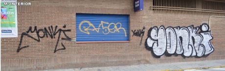 Detenidos dos jóvenes grafiteros en Tarancón