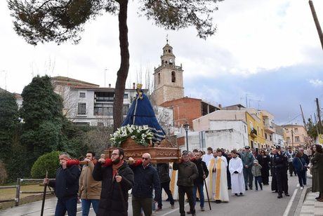 Tarancón despide a la Virgen de Riánsares con una emotiva procesión hasta su santuario