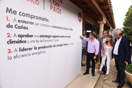 García-Page se compromete a "cerrar en banda" la instalación de ATC en Villar de Cañas