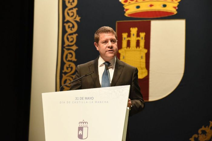 García-Page antepone el interés de Castilla-La Mancha en el acto institucional del Día Región