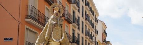 Los conquenses acompañan a la Virgen de la Luz en la procesión y la misa por el día de su festividad