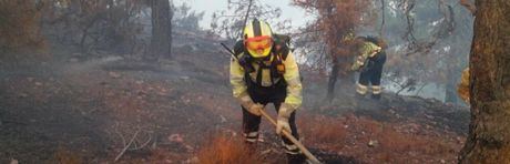 Extinguido el incendio de Arcas del Villar