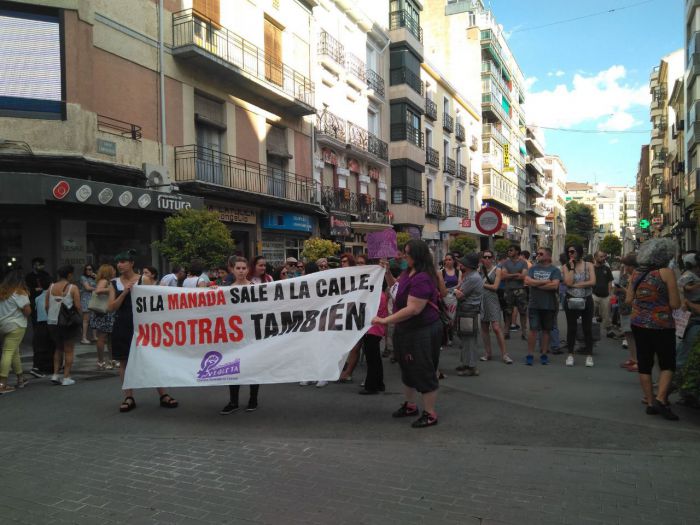 Las protestas por la libertad provisional a los miembros de 'La Manada' vuelven a las calles conquenses