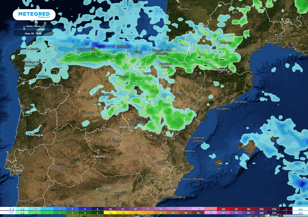 Un puente turbulento con días de frío, lluvia y nieve