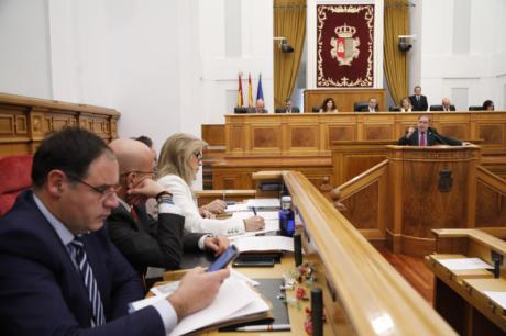 La Cámara regional pide a los diputados de Castilla-La Mancha en el Congreso que voten en contra de la PNL de Vox sobre el trasvase