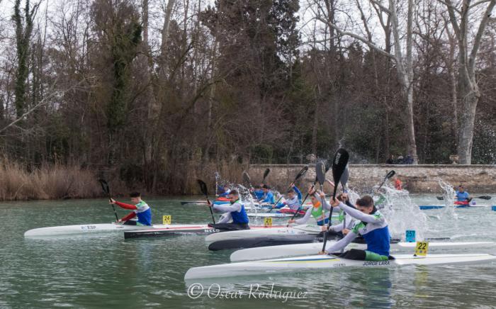 Gran actuación del palista Pablo Zamora en el Control de Aguas Tranquilas de Invierno