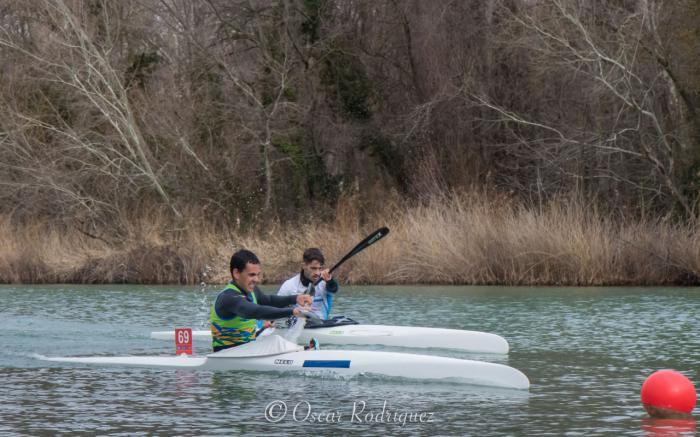 Gran actuación del palista Pablo Zamora en el Control de Aguas Tranquilas de Invierno
