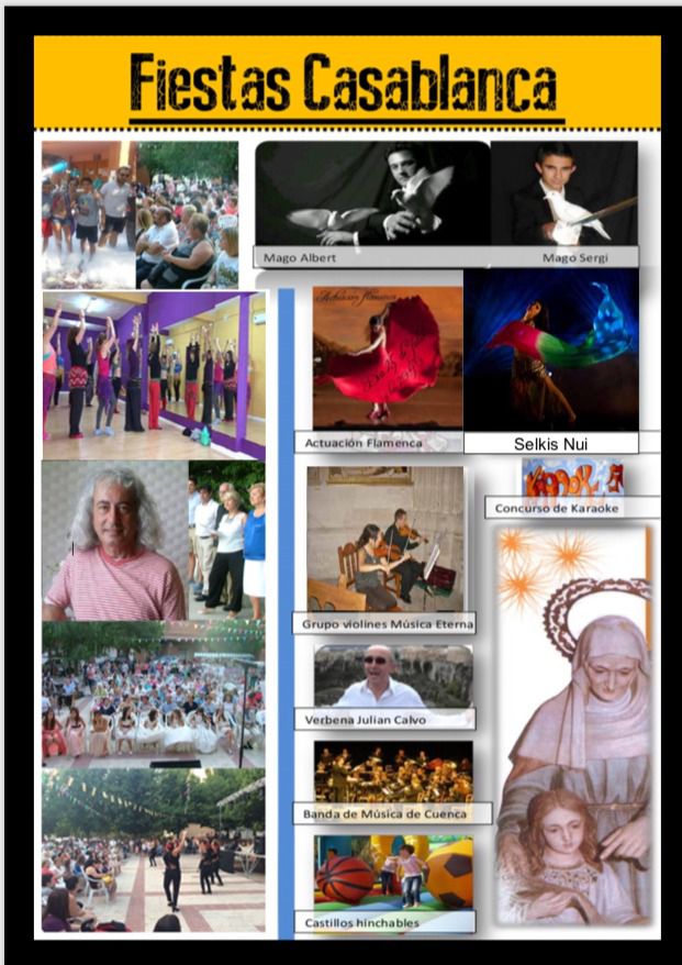 Con el pregón del reconocido pintor Emilio Morales arrancan las Fiestas de Casablanca