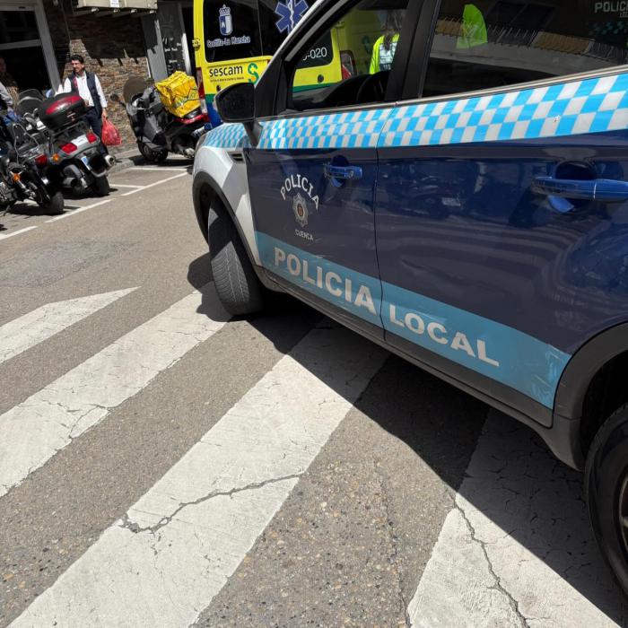 Atropellado un ciclista de 61 años en Cuenca tras un giro prohibido de un turismo