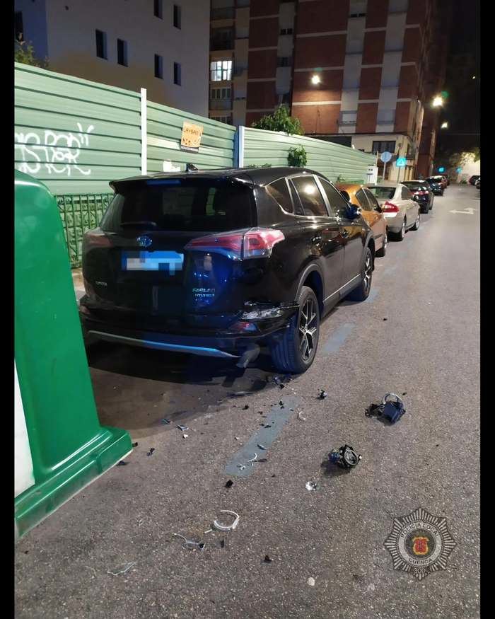 Investigan un accidente con fuga en Cuenca ocurrido de madrugada