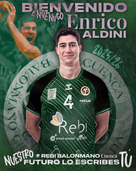 El BM Cuenca refuerza su defensa con el fichaje del italiano Enrico Aldini para las dos próximas temporadas