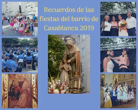 El barrio de Casablanca clausura este lunes sus fiestas con dos actos religiosos en honor a su patrona, Santa Ana