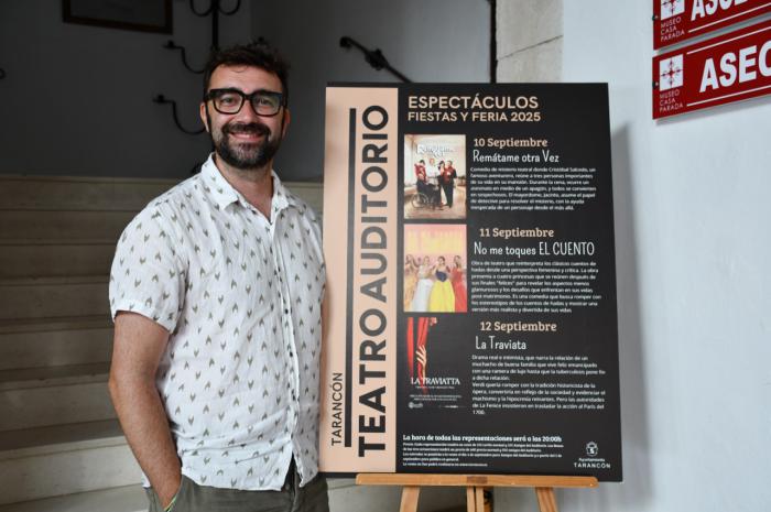 Teatro, comedia, ópera y exposiciones protagonizan la programación cultural de las Fiestas Patronales de Tarancón 2025