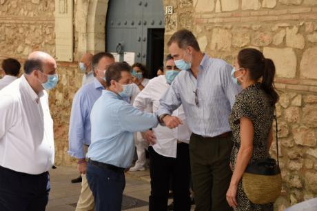 García-Page apela durante la visita de los reyes a Cuenca a mantener la esperanza y la unidad