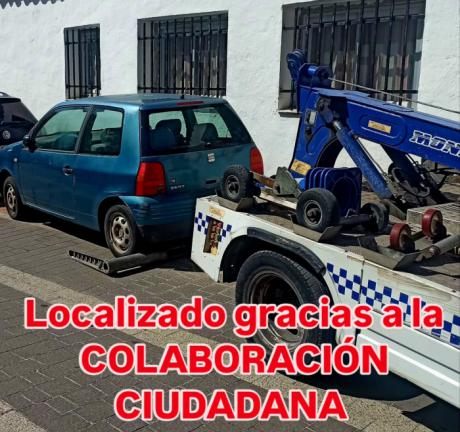 Localizado este domingo el vehículo que se dio a la fuga tras provocar un accidente de tráfico el pasado sábado