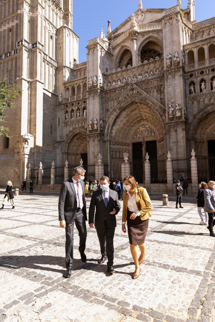 La torre de la Catedral de Toledo recupera su esplendor y ya luce restaurada