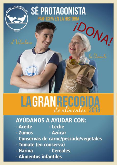 La Gran Recogida de Alimentos ya está aquí, 30 de noviembre y 1 de diciembre en todas las superficies comerciales