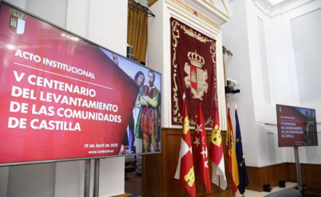 Las Cortes lanzan el V Centenario de las Comunidades, “sin juzgar” pero acentuando el protagonismo de los hechos y las figuras de la región