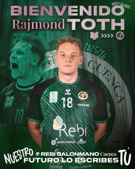 Rajmond Toth, nuevo fichaje del BM Cuenca para la próxima temporada