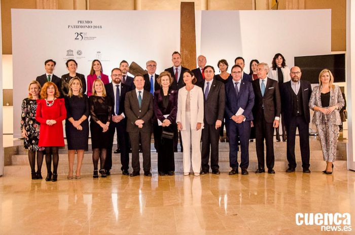 La reina Sofía recoge en Cuenca el Premio Patrimonio 2018