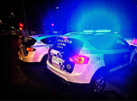 La Policía Local de Cuenca gestionó 82 avisos durante el fin de semana, entre ellos dos casos de violencia de género y un accidente de tráfico
 