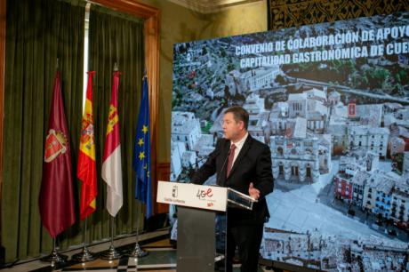 García-Page augura un año “vibrante” para Cuenca por el turismo gastronómico 