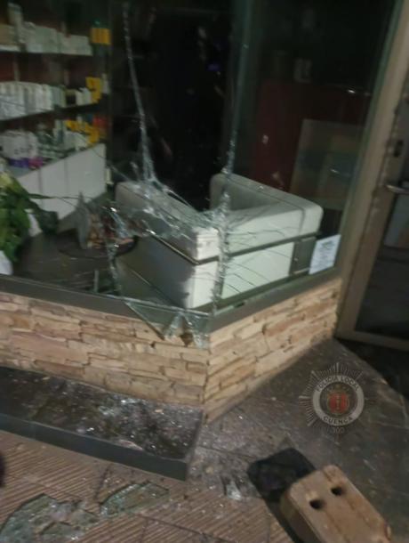 Frustrado un robo con fuerza en un establecimiento de Cuenca