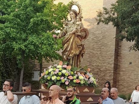 Buenavista despide sus fiestas con la procesión de la Virgen de la Fuensanta