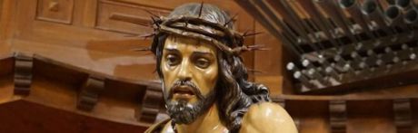 La talla del Santísimo Ecce-Homo de San Miguel presidirá el Pregón en el Auditorio