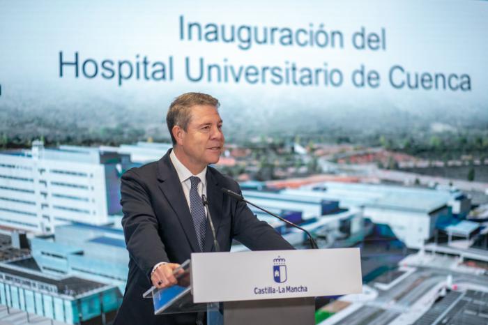 García-Page garantiza la continuidad de las “inversiones sanitarias” construyendo los “mejores hospitales” y con “más tecnología y personal”