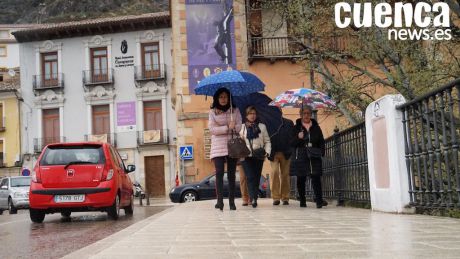 La borrasca se instala sobre Cuenca y pasa por agua el resto de Semana Santa
