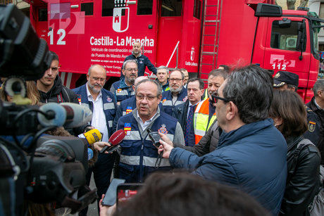 Más de 200 efectivos participan en un simulacro de inundaciones en Cuenca con cinco escenarios