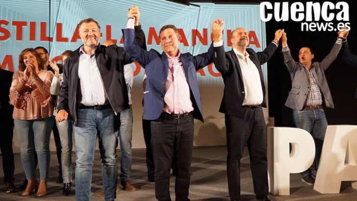 Dolz y García-Page cierran la campaña del PSOE ante 2.000 personas en la capital