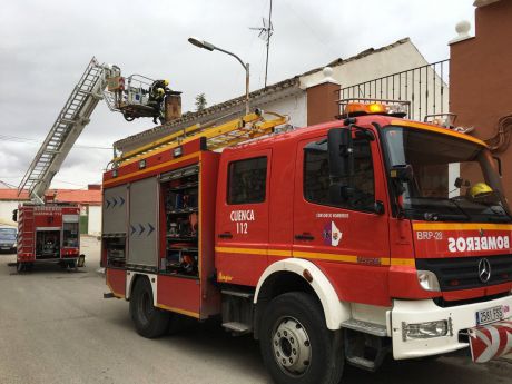 Dos afectados por humo en el incendio de una panadería de Tarancón