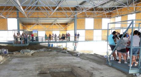 "Éxito" de visitas en la villa romana de Noheda