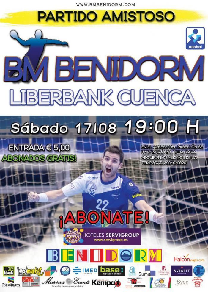 El Liberbank Cuenca visita al BM Benidorm en su primer amistoso de pretemporada
 