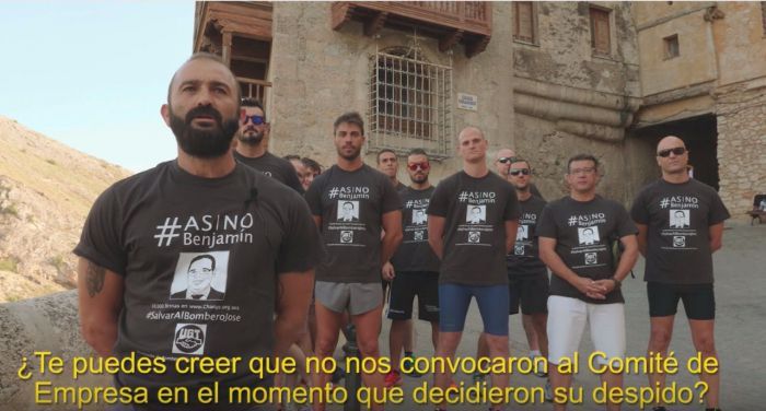 Sobreseída la demanda contra los Bomberos de la Diputación por la campaña 'Así no, Benjamín'