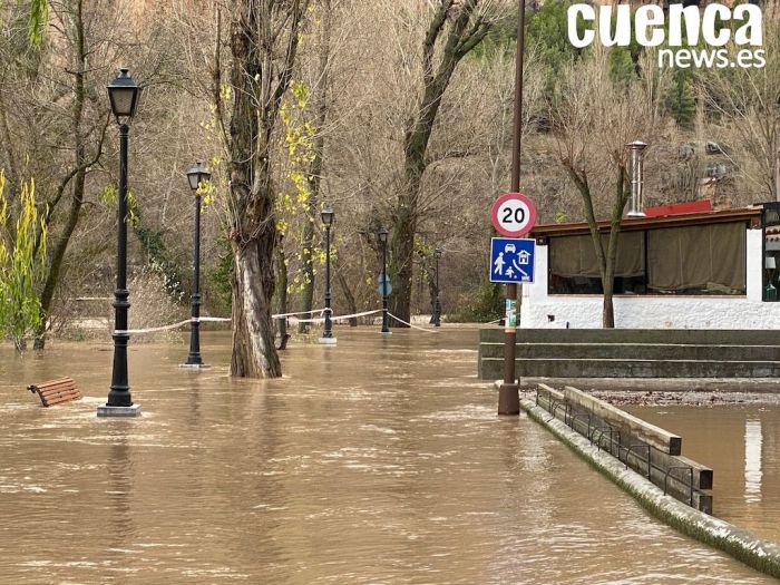 El río Júcar a su paso por el Recreo Peral