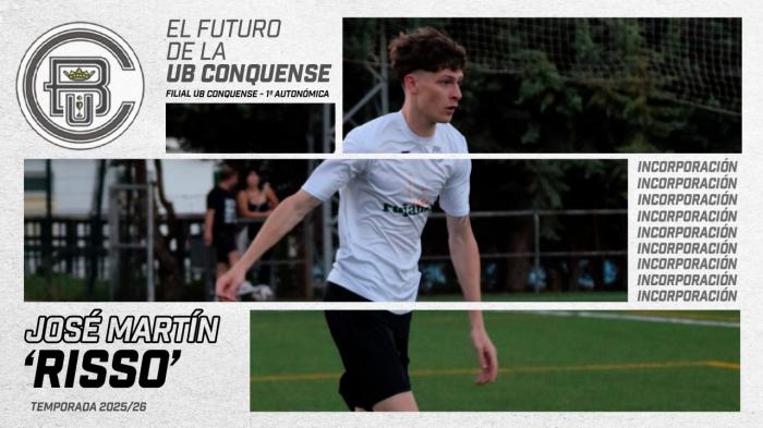 José Martín 'Risso' regresa al filial de la UB Conquense como nuevo refuerzo para la temporada