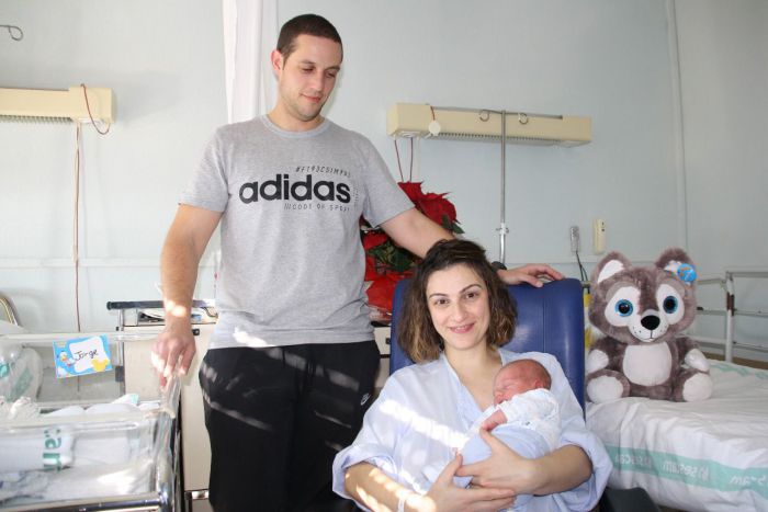 Jorge Molina Escutia ha sido el primer bebé del año 2020 que ha nacido en el Hospital Virgen de la Luz