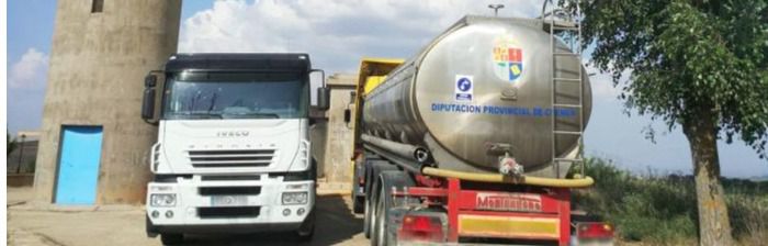 Camiones cisterna de la Diputación de Cuenca 