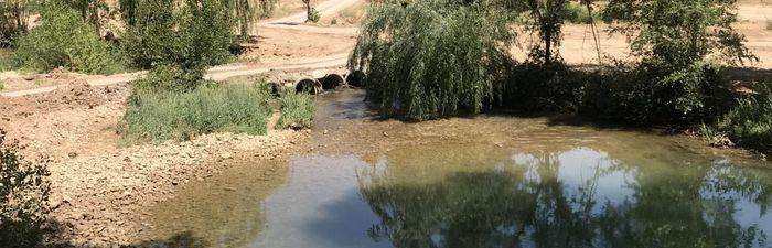 Río Júcar, a su paso por el recinto ferial