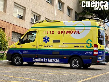 La huelga de ambulancias en Cuenca ha tenido un seguimiento del 87 %