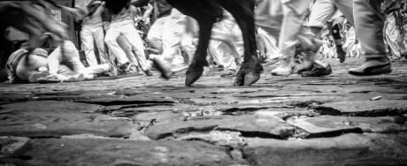 El conquense Álex Simón ganador del premio especial en el concurso internacional de fotografía del encierro de San Fermín